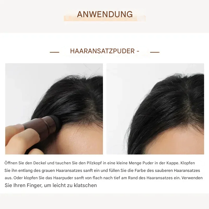 Haarpuder für Damen: Kaschiert lichte Stellen am Haaransatz, für volles, natürliches Haar-Styling.