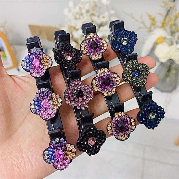 Elegante Damen Haarclips aus Kristall, ideal für schnelle & stilvolle Haarschmuck-Looks.
