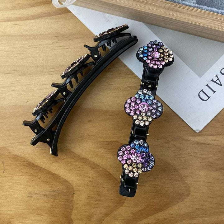 Festliches Kristall Haarspangen Set für Damen, perfekt für glamouröse Anlässe & Geschenkidee.