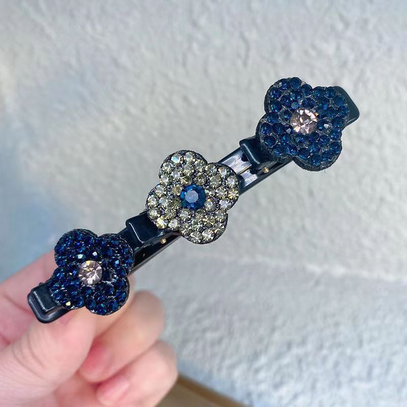 Exklusives Haarspangen-Set für Damen, mit glitzernden Kristallen, als stilvolles Geschenk.