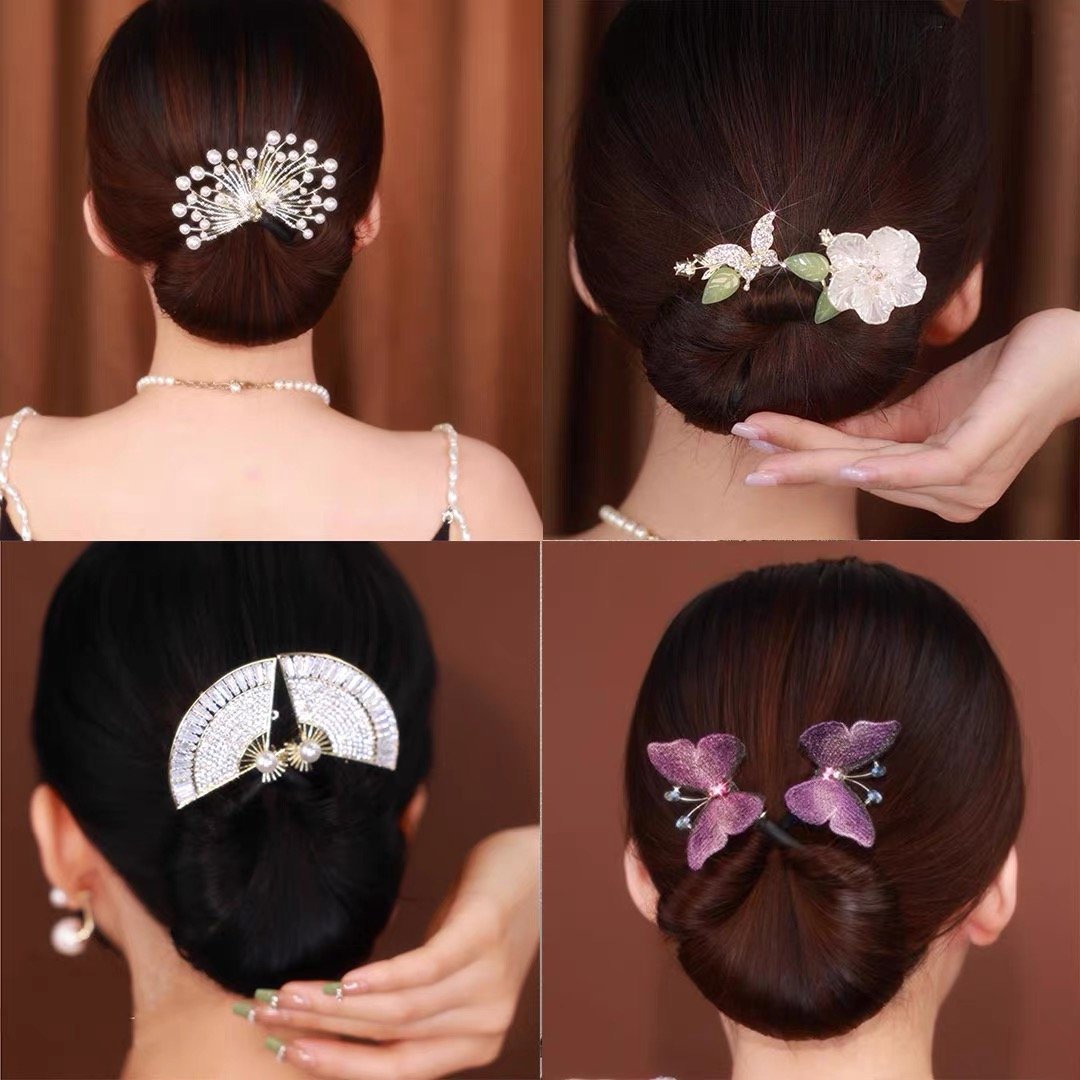 Damen Haarstyling-Band für eleganten Dutt, schnelles & müheloses Styling.