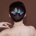 Blauer Schmetterling