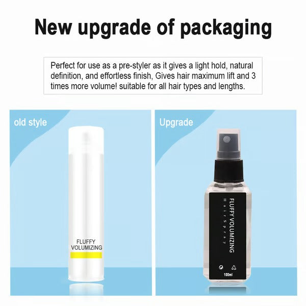 Pflanzliches Haarvolumen Spray mit Keratin. Für natürlichen Glanz, Fülle und Volumen bei feinem Haar.