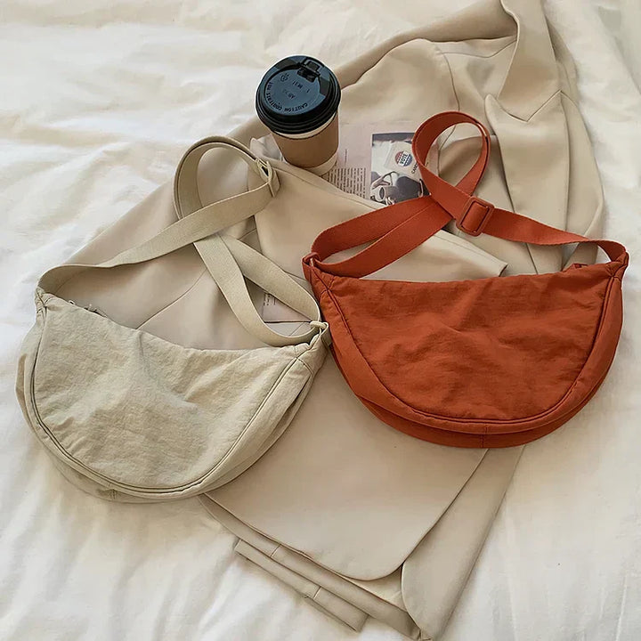 Damen Haze Tasche, stilvolle und leichte Umhängetasche im Knödel-Design.