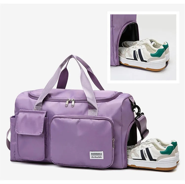 Leichte, wasserdichte Reisetasche für Damen & Herren, perfekt für Sport, Reisen & Freizeit, mit Organizer.