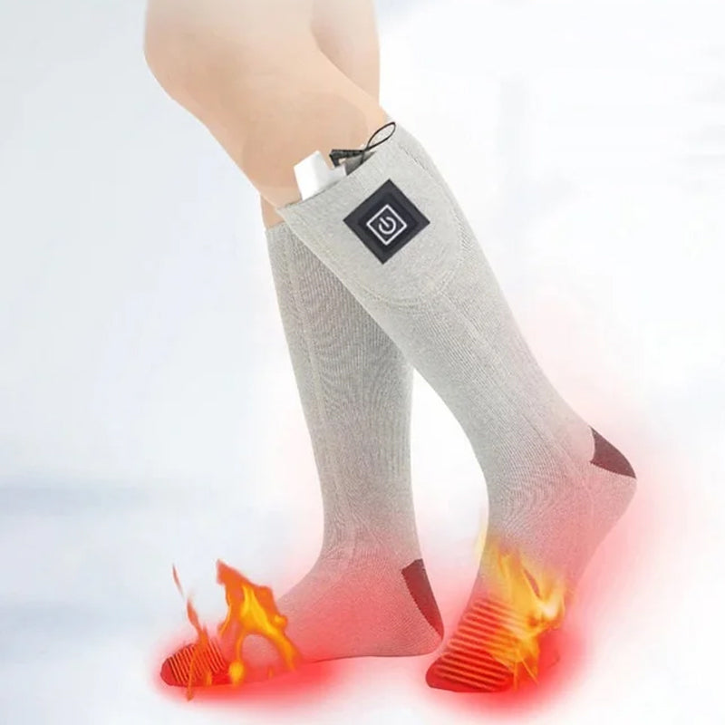 Damen & Herren ThermoLuxe beheizte Socken für bis zu 8h Winterwärme. Ideal gegen kalte Füße.