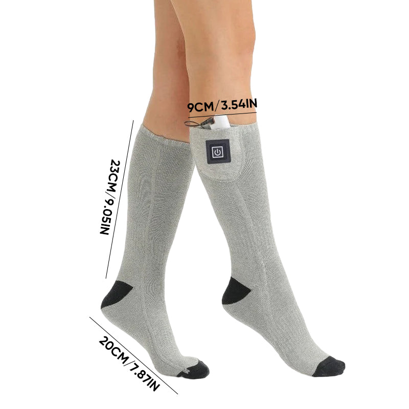 ThermoLuxe Wintersocken für Damen & Herren, 8h Heizdauer, für alle Outdoor-Abenteuer.