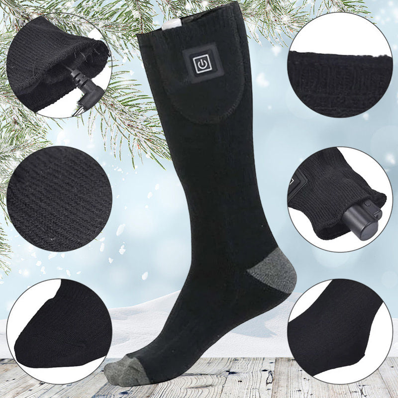 Warme ThermoLuxe Socken mit Thermostat-Funktion für konstante Winterwärme & Komfort.