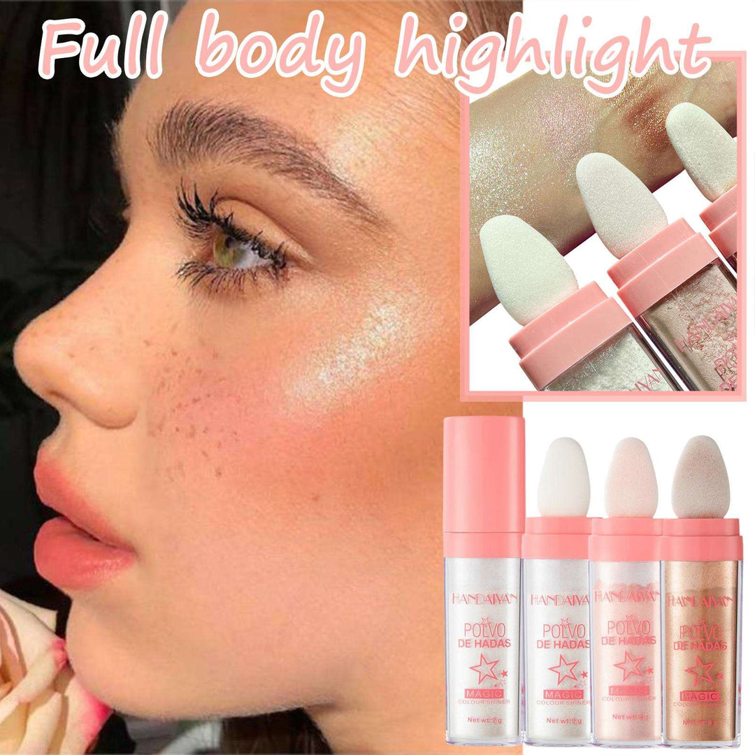 Lang anhaltender Damen Highlighter Puderstift für strahlende Wangenknochen und einen frischen Glow.