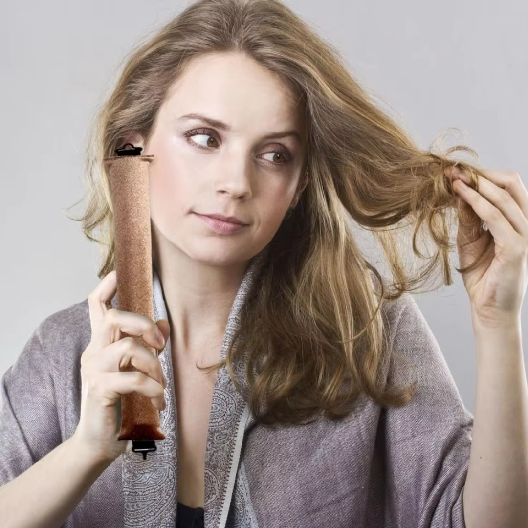 Erziele weiche Locken über Nacht mit diesem hitzefreien Damen Haarstyling-Set.