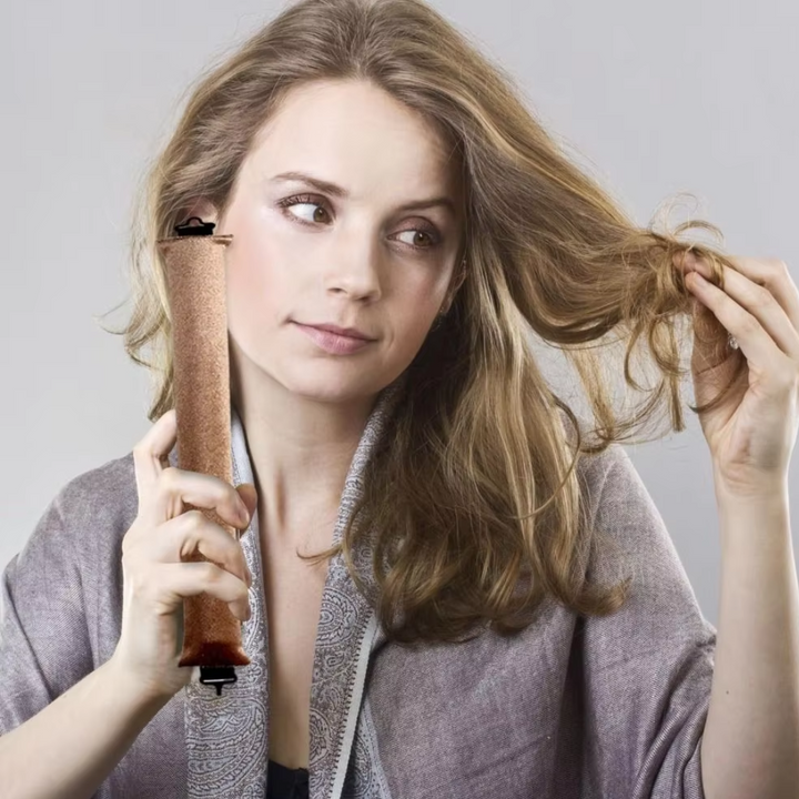 Erziele weiche Locken über Nacht mit diesem hitzefreien Damen Haarstyling-Set.