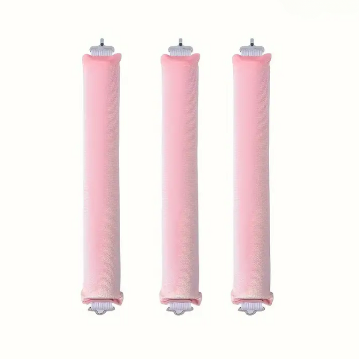 Schönes Haarstyling: Hitzefreies Locken-Set für Damen. Perfekt für volumenreiche Frisuren über Nacht.