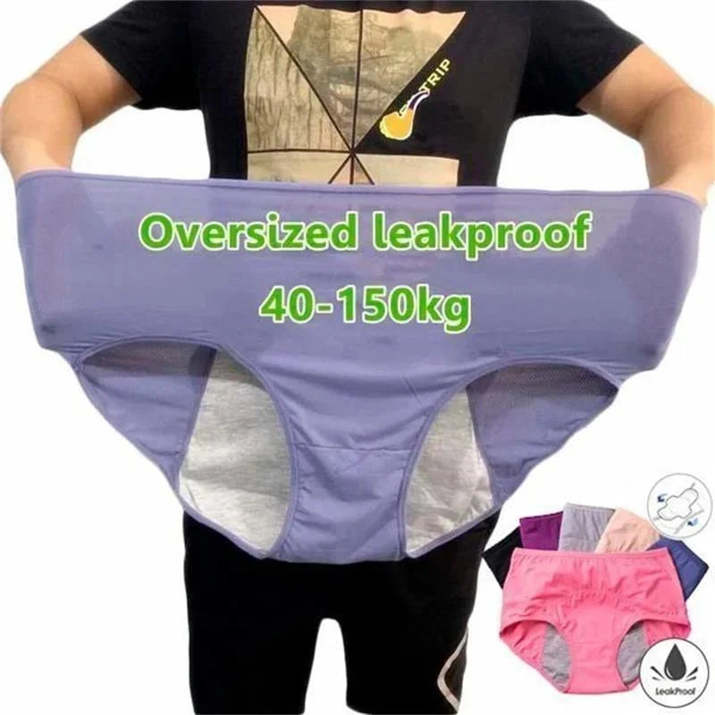 Menstruationsunterwäsche aus Baumwolle für Frauen, wiederverwendbar, geruchshemmend, hoher Komfort.