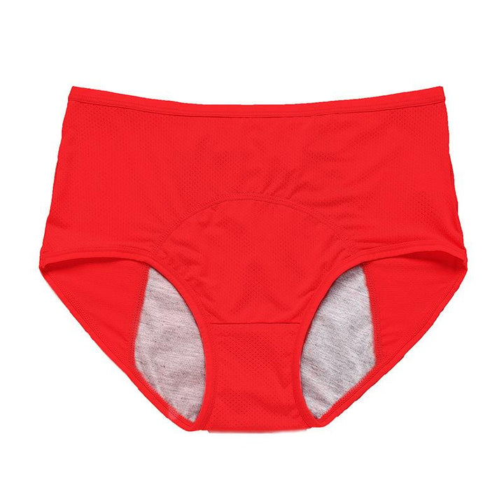Rückansicht der schützenden Damen-Unterhose: auslaufsicher, hochtailliert, perfekter Sitz.