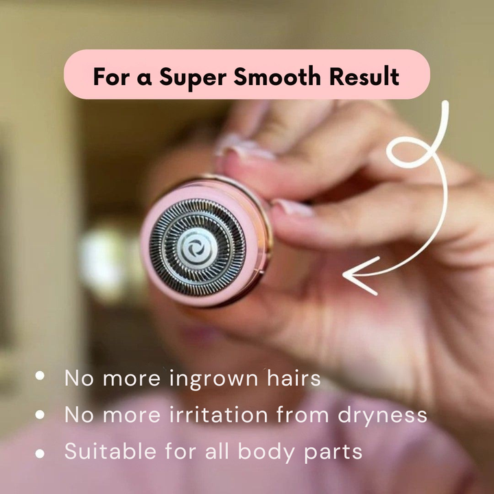 Elektrischer Rasierer für Damen. Hygienisch, hautschonend, perfekt für Intimbereich & Körper.