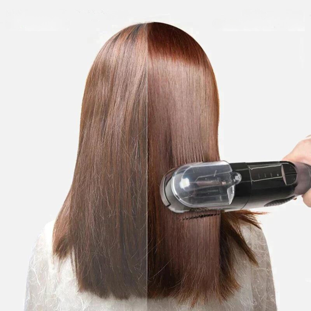 Modernes Haarschneidewerkzeug: Kabelloser Splissentferner für Damen. Sorgt für schönes, gepflegtes Haar.