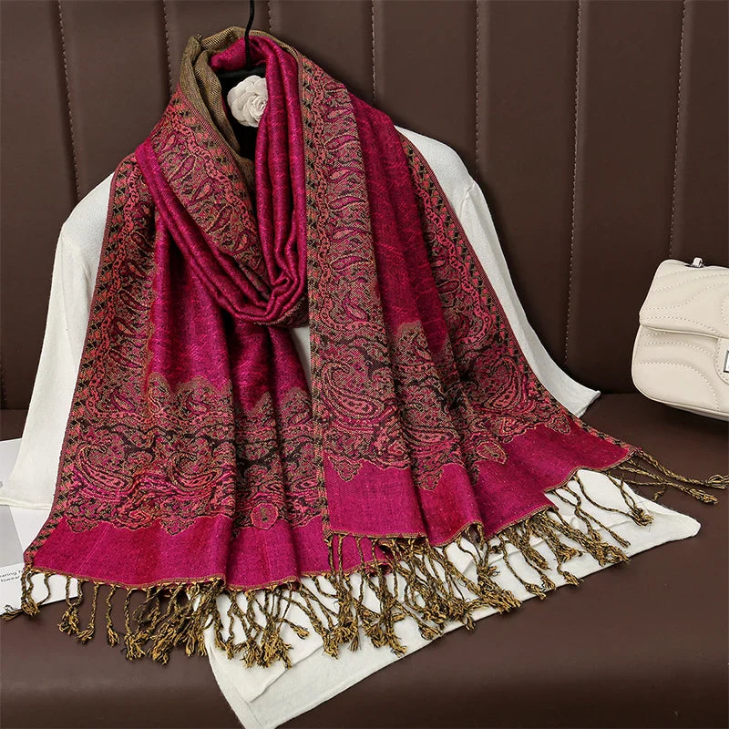 Kuscheliger Kaschmirgefühl Schal, luxuriöses Accessoire für Damen.