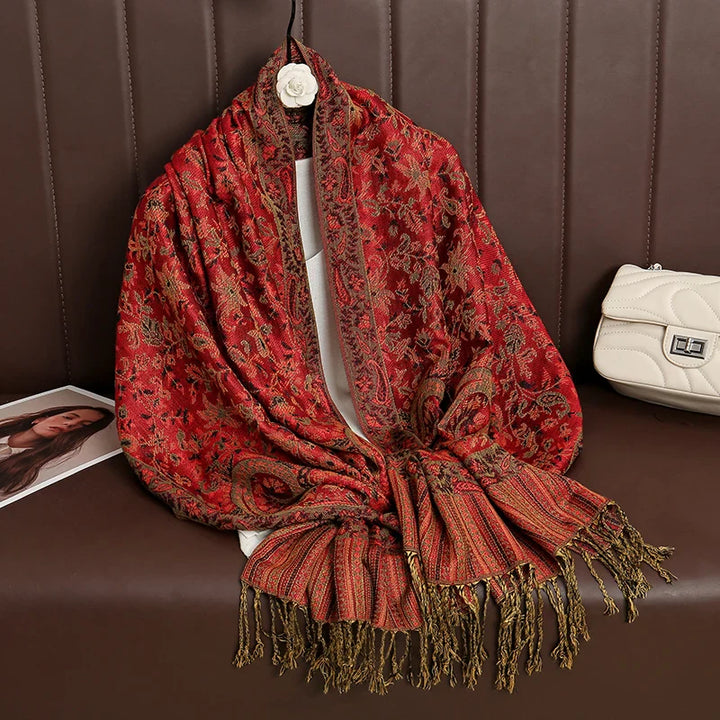 Warmer Kaschmirgefühl Stola, perfektes Accessoire für kalte Saisons.