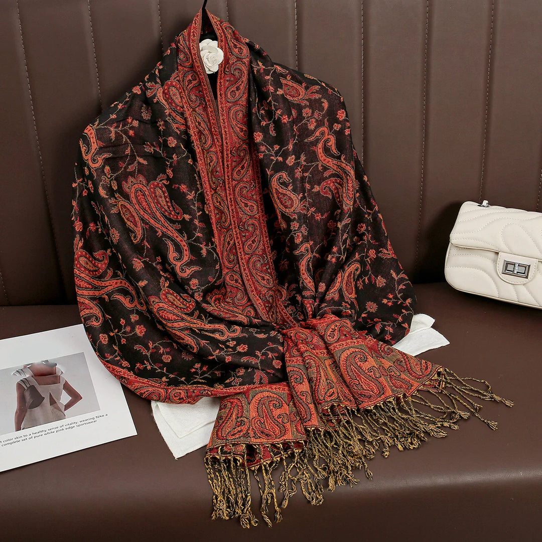 Weicher Kaschmirgefühl Printschal, vielseitiges Damen-Accessoire.