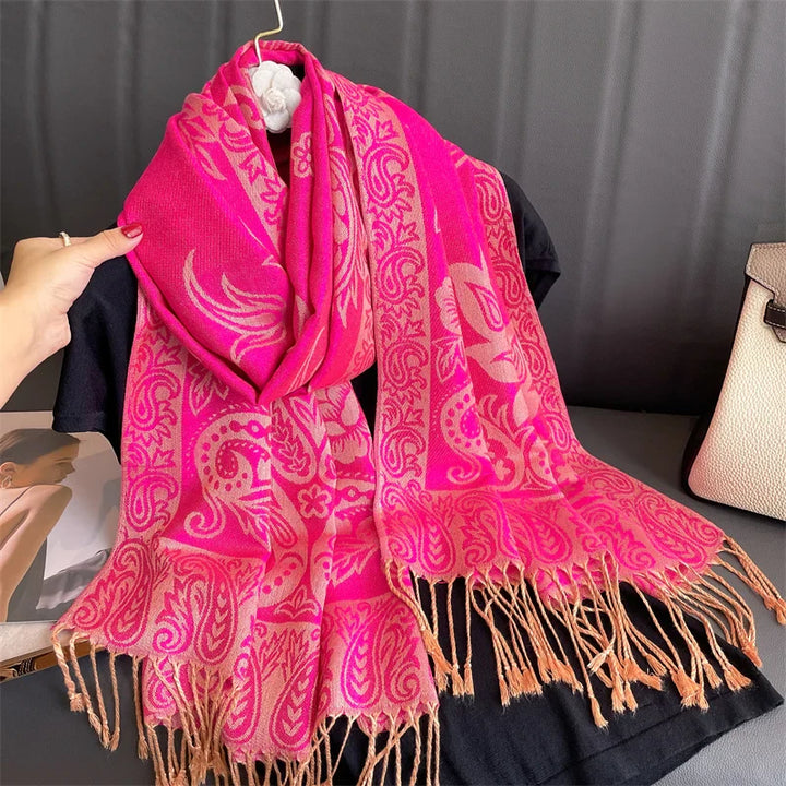 Hochwertiger Kaschmirgefühl Schal, elegant & warm, Damen Accessoire.