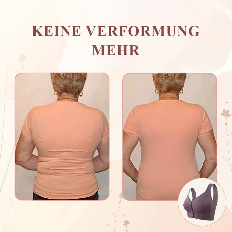 Bequemer Frontverschluss BH für Damen. Atmungsaktiv, bügellos & ideal als Komfort BH für Senioren.