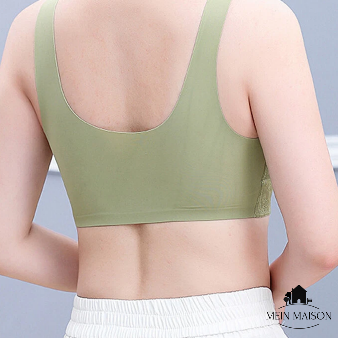 Nahtloser Damen BH mit Vorderknöpfen, bequeme Unterwäsche für jeden Tag und optimalen Halt.