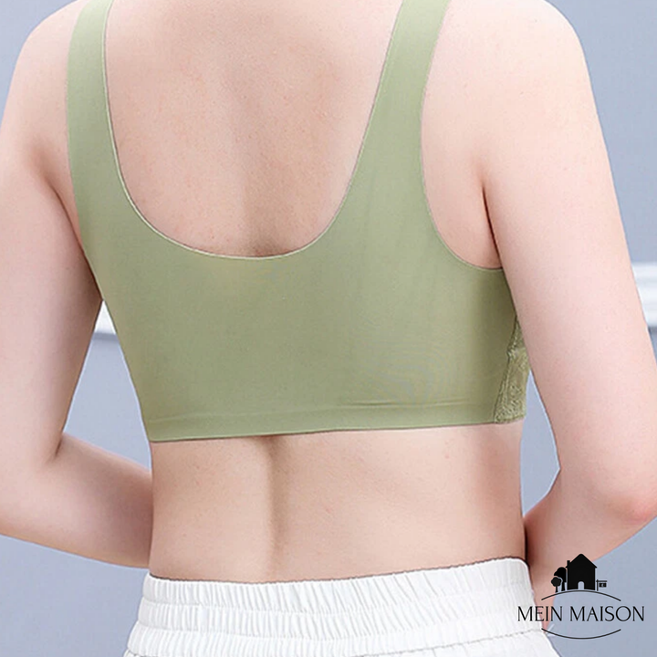 Nahtloser Damen BH mit Vorderknöpfen, bequeme Unterwäsche für jeden Tag und optimalen Halt.