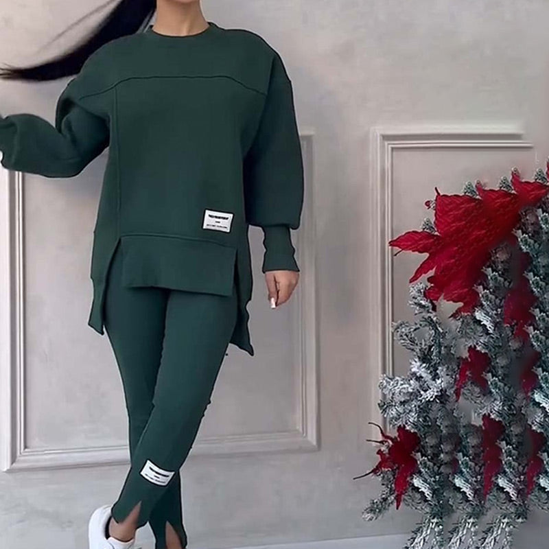 Damen Hoodie Leggings Set Elin, ein moderner Zweiteiler für entspannte Momente und lässige Looks.