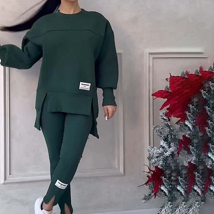 Damen Hoodie Leggings Set Elin, ein moderner Zweiteiler für entspannte Momente und lässige Looks.
