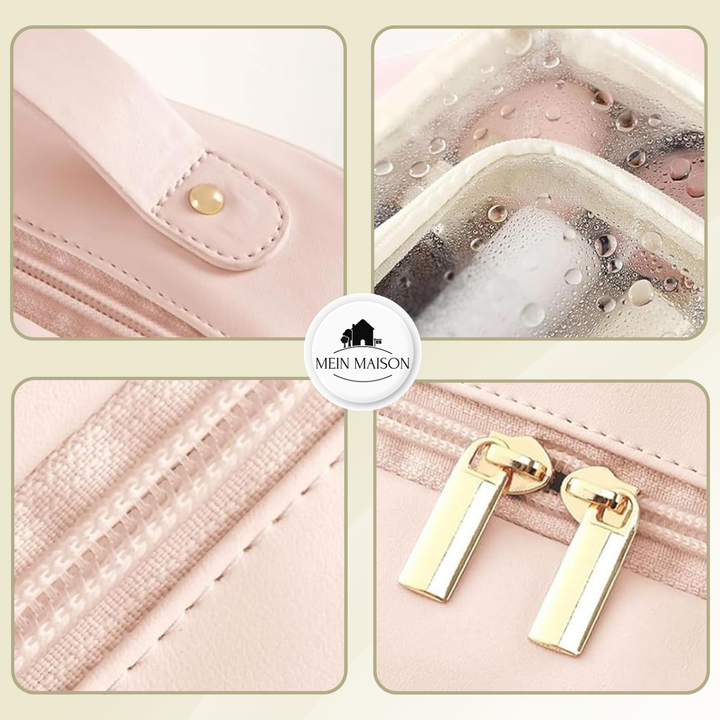 Multi-Fach Kosmetiktasche GlamiZen: Perfekte Ordnung für Make-up und Beauty-Produkte auf Reisen.