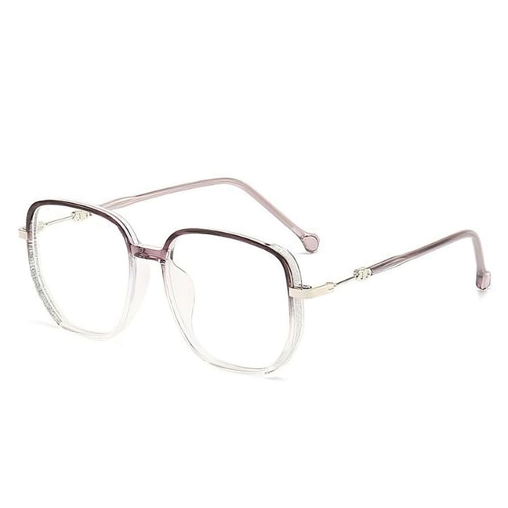 Detailaufnahme der Bügel einer Damen Vintage-Lesebrille. Zeigt die Verarbeitung und das Design.