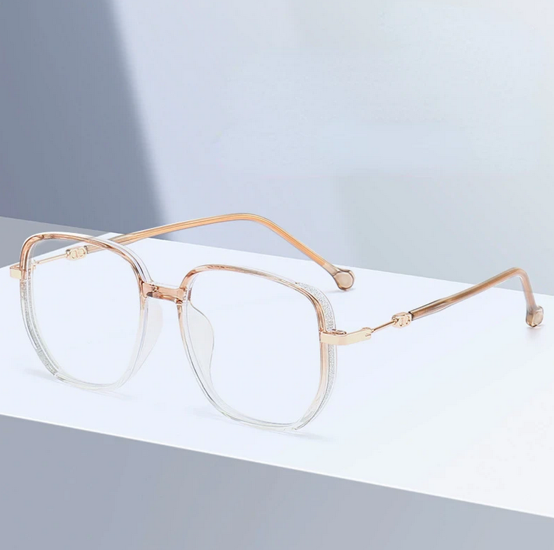 Seitliche Ansicht der leichten Damen Lesebrille. Ergonomisches Design für hohen Tragekomfort.