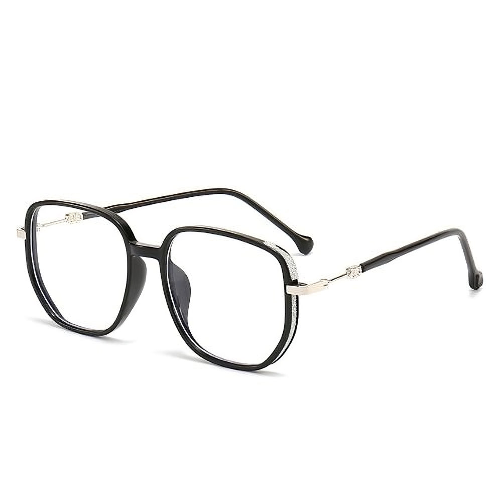 Vorderansicht der stilvollen Damen Vintage-Brille. Perfekte Sehhilfe & modisches Accessoire.