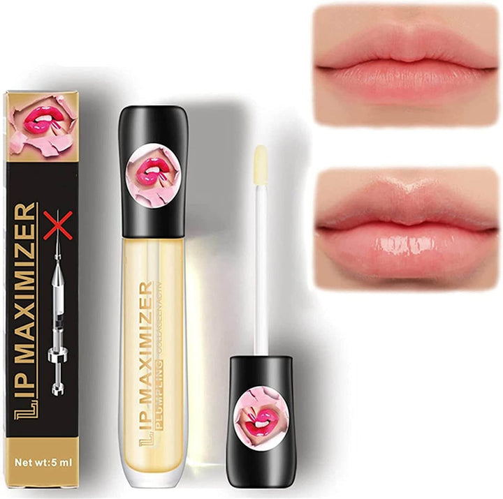 Lippenserum für Damen mit Hyaluron und Vitamin E für mehr Lippenvolumen und intensive Feuchtigkeit.