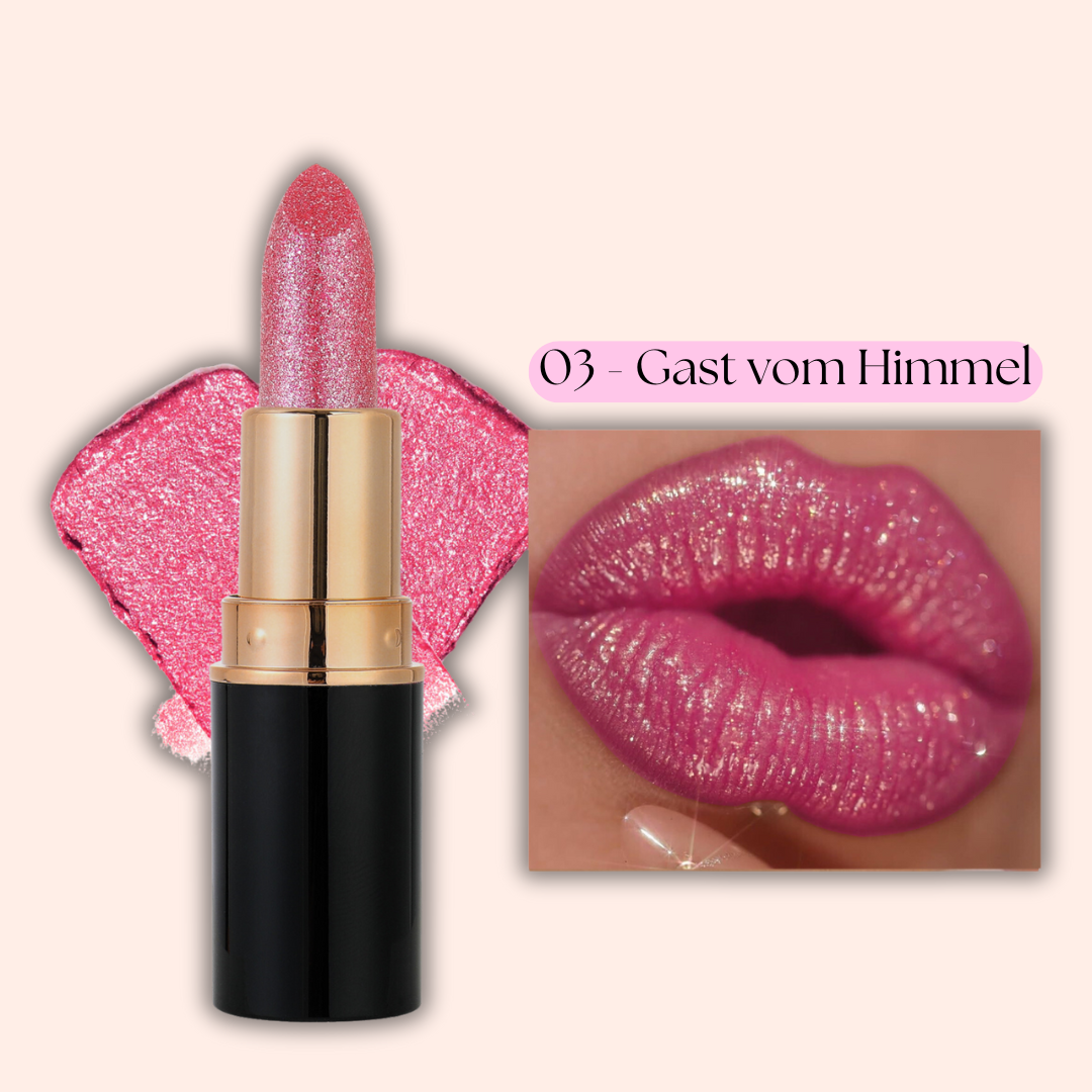 Glänzende Lippenpflege für Frauen, farbintensiv und spendet langanhaltende Feuchtigkeit.