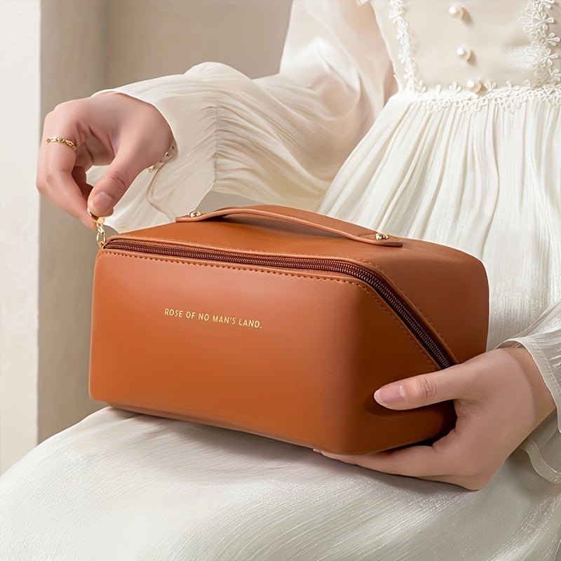 Elegante Reise Kosmetiktasche für Damen: perfekter Make-up Organizer & Beauty Accessoire.