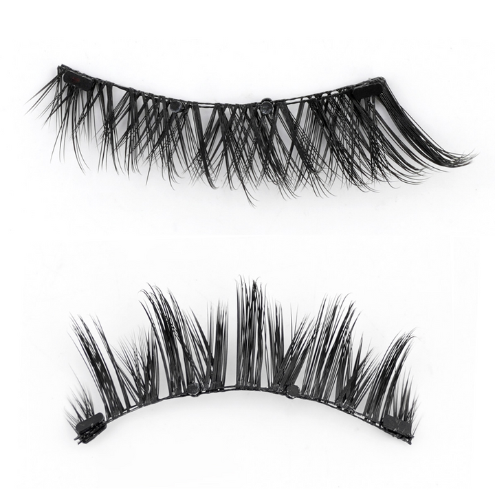 Komplettes Damen Magnet-Wimpernset mit wasserfesten Kunstwimpern für langanhaltende Schönheit.