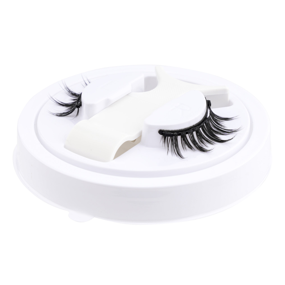 Wiederverwendbare Magnet-Kunstwimpern für Damen, kleberfrei und langlebig für schönes Augen Make-up.