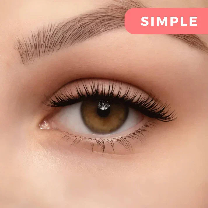 Natürliche magnetische Wimpern für Damen, wiederverwendbar & kleberfrei für einen perfekten Augenaufschlag.