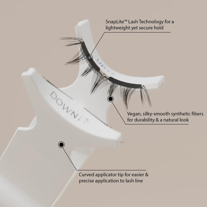 Set von magnetischen Wimpern für Damen, in eleganter Verpackung, bereit für einen umwerfenden Look.