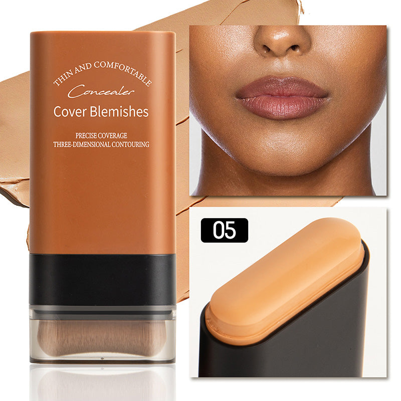 Dieser Damen Concealer-Stift mit Pinsel bietet makellose Abdeckung, kaschiert und perfektioniert als Foundation.