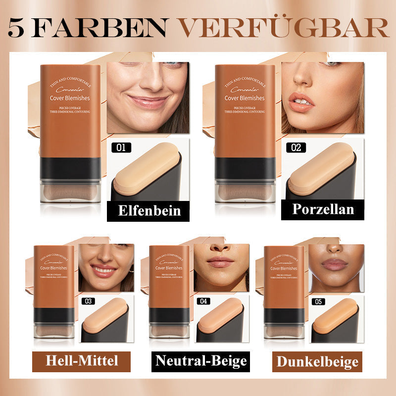Der Makellose Concealer-Stift mit Pinsel, ideal zum Kaschieren von Unreinheiten und für ein frisches Make-up.