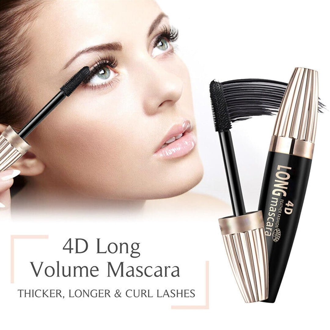 Wasserfeste Wimperntusche für langanhaltend dichte, schwungvolle Wimpern ohne Verschmieren. Perfektes Augen Make-up.