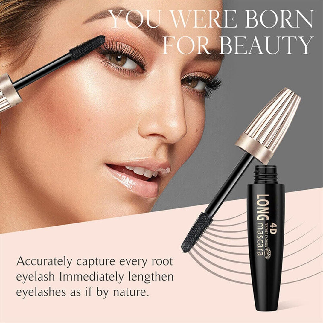Vegane Mascara mit Seidenfasern für Wimpernverlängerung & Volumen. Hypoallergen & tierversuchsfrei.