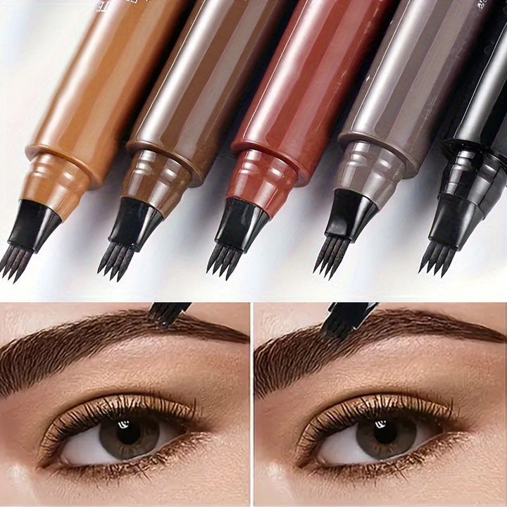 Damen Microblading Augenbrauenstift für natürliche, präzise Härchenzeichnung. Wasserfest & langanhaltend. Perfektes Make-up.