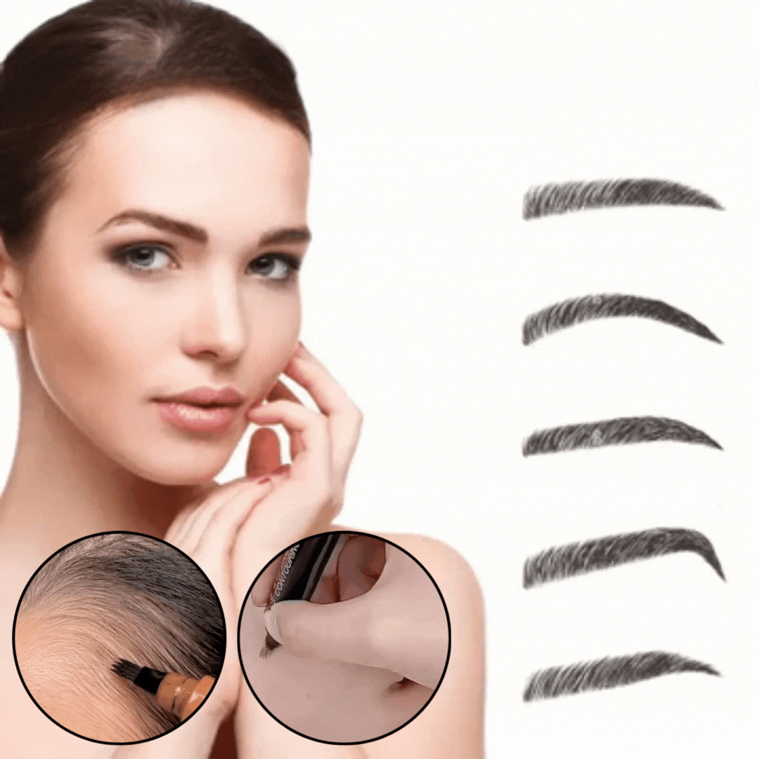 Damen Microblading Augenbrauenstift für präzise, natürliche Brauen. Wasserfestes, langanhaltendes Make-up für ausdrucksstarke Schönheit.