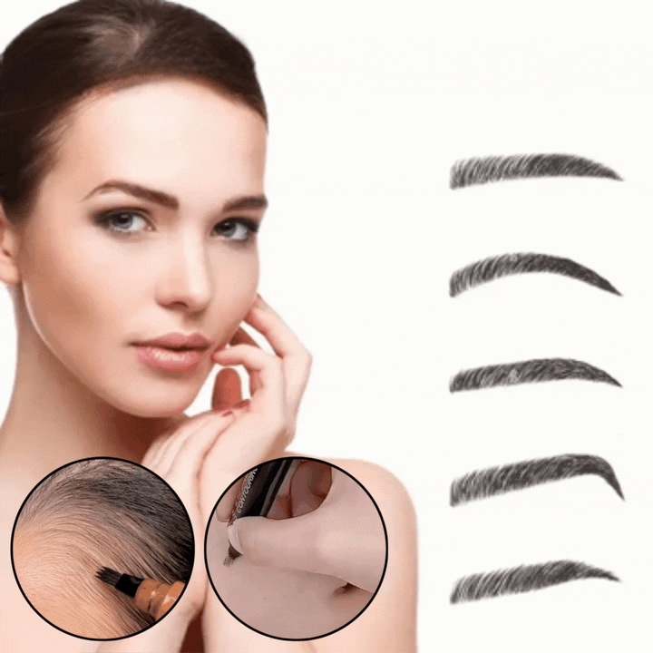 Damen Microblading Augenbrauenstift für präzise, natürliche Brauen. Wasserfestes, langanhaltendes Make-up für ausdrucksstarke Schönheit.