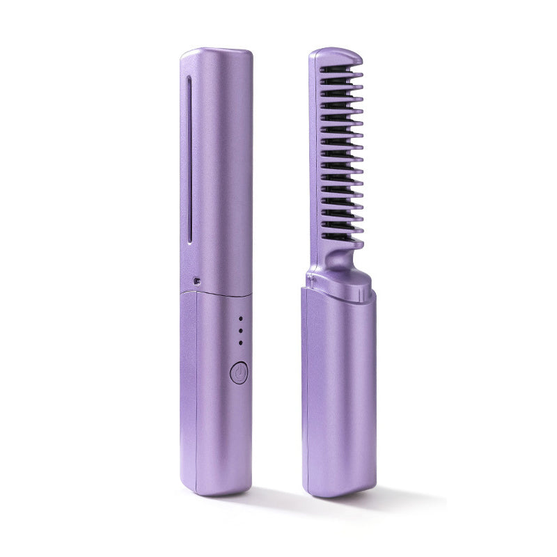 Kompakter Damen-Akku-Haarglätter: Das ideale Glätteisen für mobiles Haarstyling und schnelle Frisur-Updates.