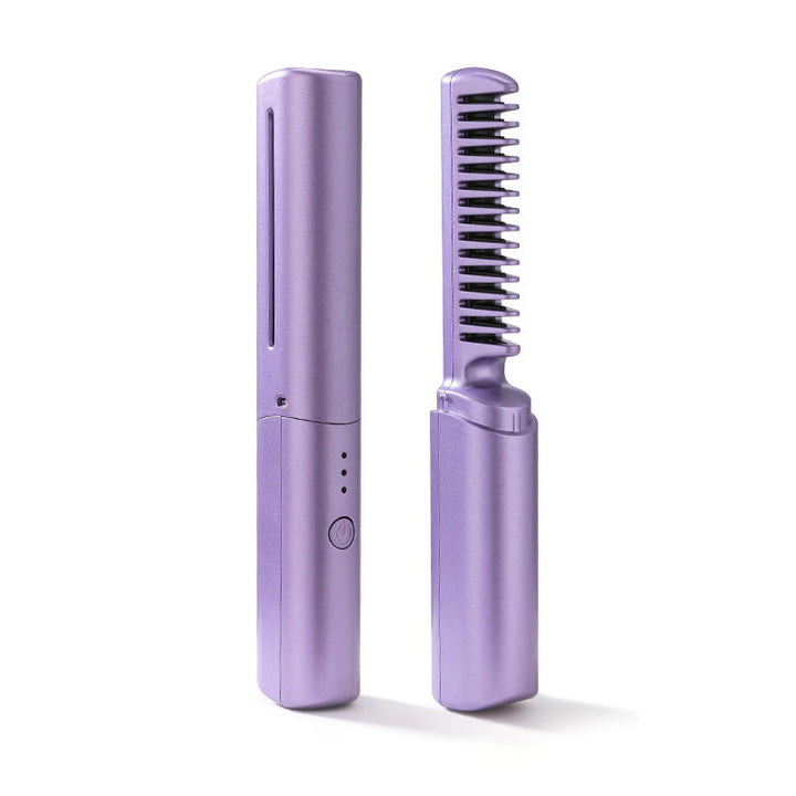 Kompakter Damen-Akku-Haarglätter: Das ideale Glätteisen für mobiles Haarstyling und schnelle Frisur-Updates.