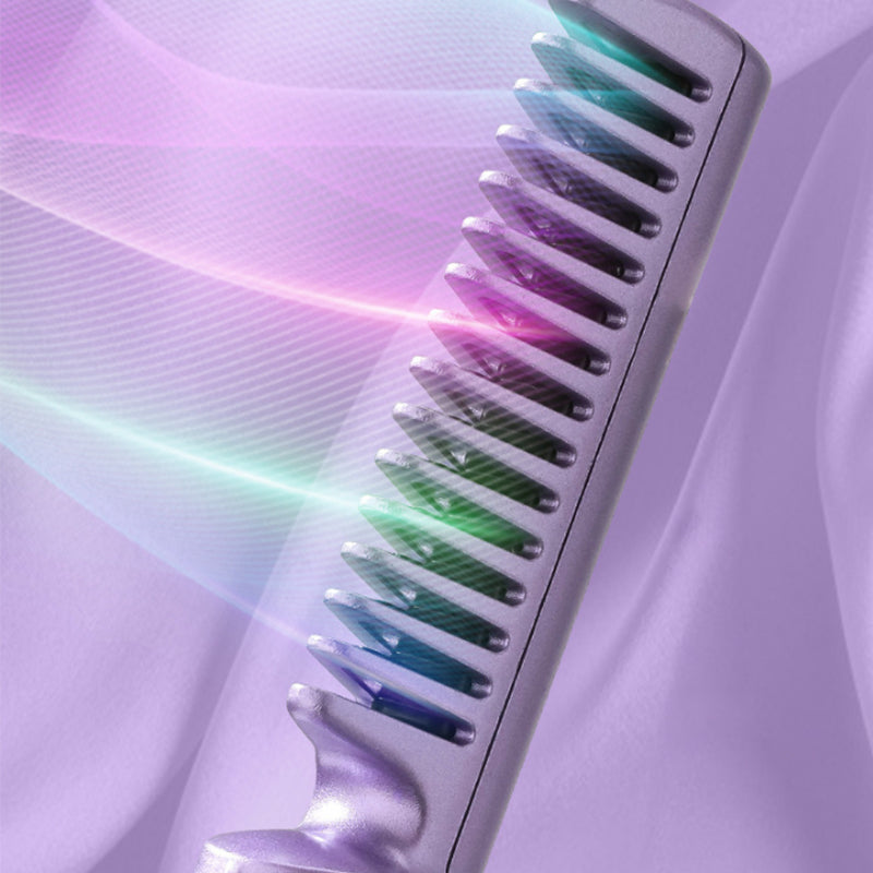 Mini-Akku-Glätteisen für Damen: Kabellos, leicht und ideal für die Haarpflege auf Reisen oder im Büro.
